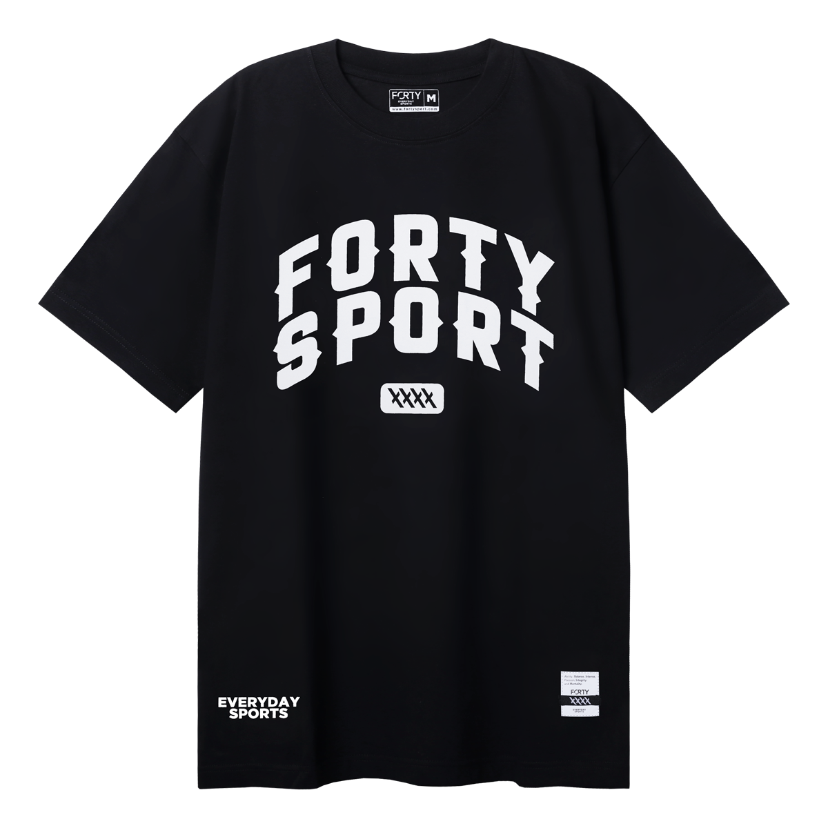 FORTY ARCH LOGO TEE BLACK