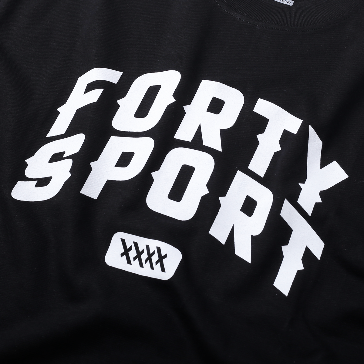 FORTY ARCH LOGO TEE BLACK