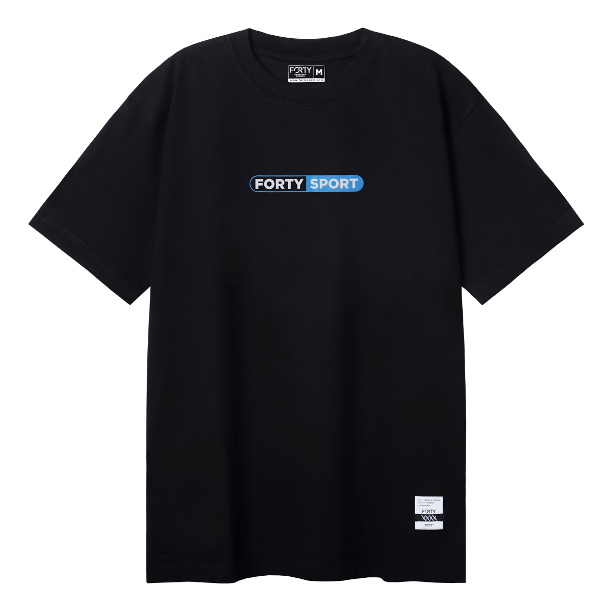 FORTY TSD TEE BLACK