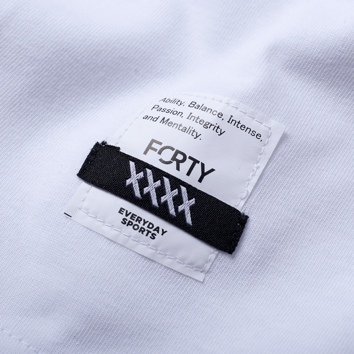 FORTY ARCH LOGO TEE WHITE