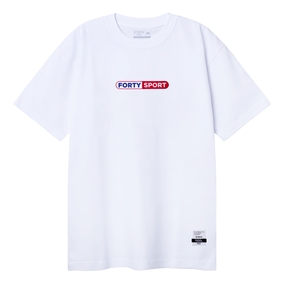 FORTY TSD TEE WHITE
