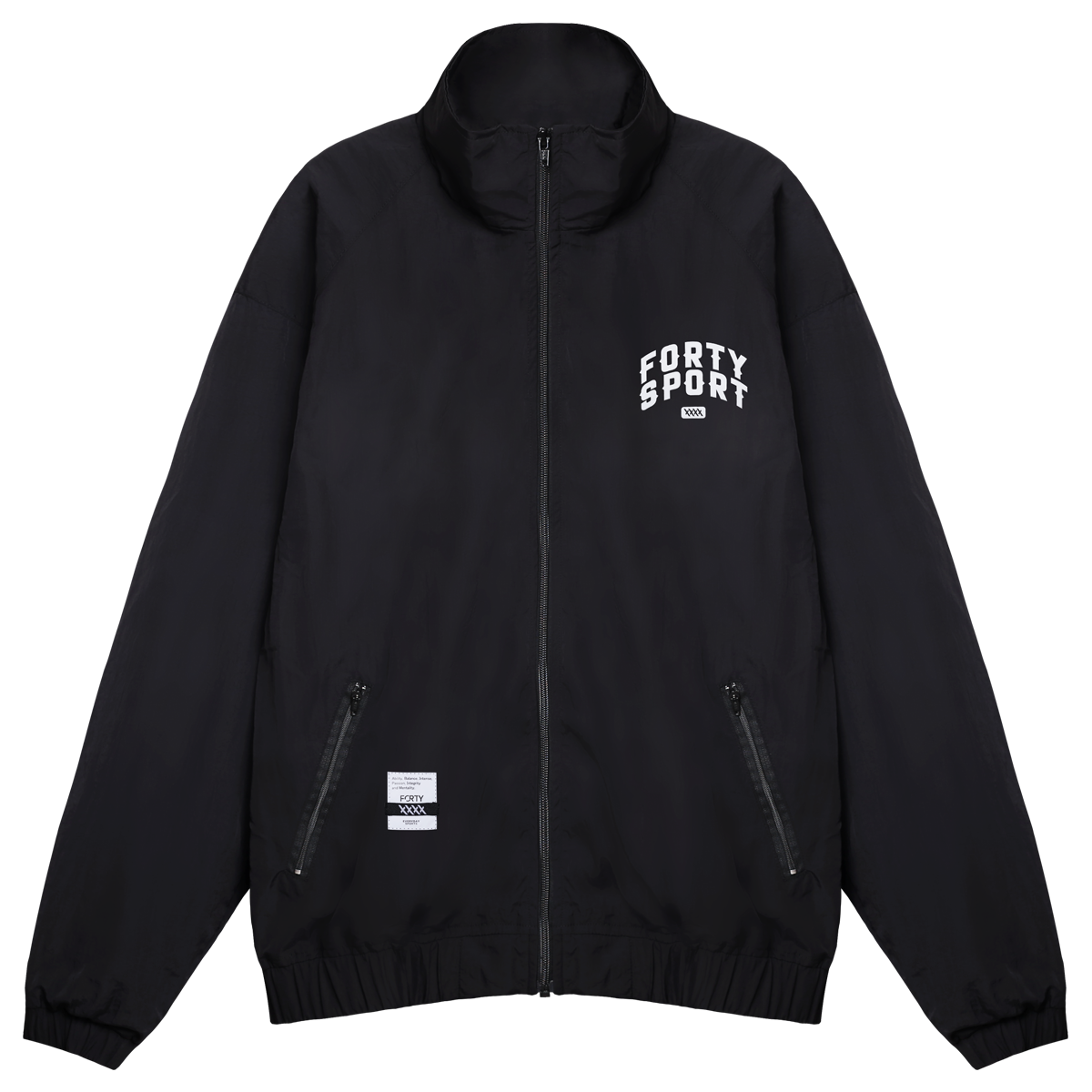 FORTY CLASSIC TRACK JACKET BLACK