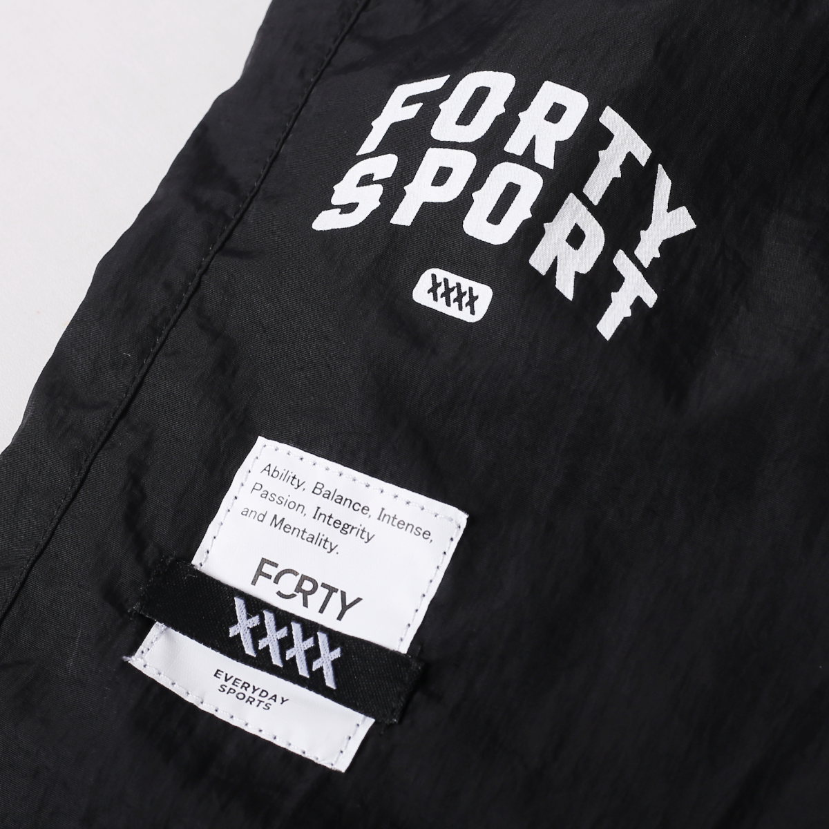 FORTY CLASSIC TRACK PANTS BLACK