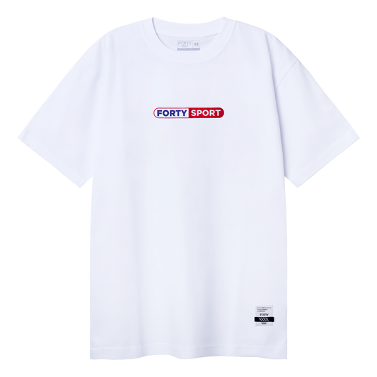FORTY TSD TEE WHITE
