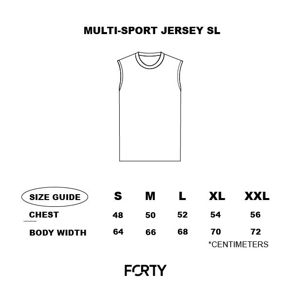 FORTY MULTI-SPORT JERSEY SL BLACK